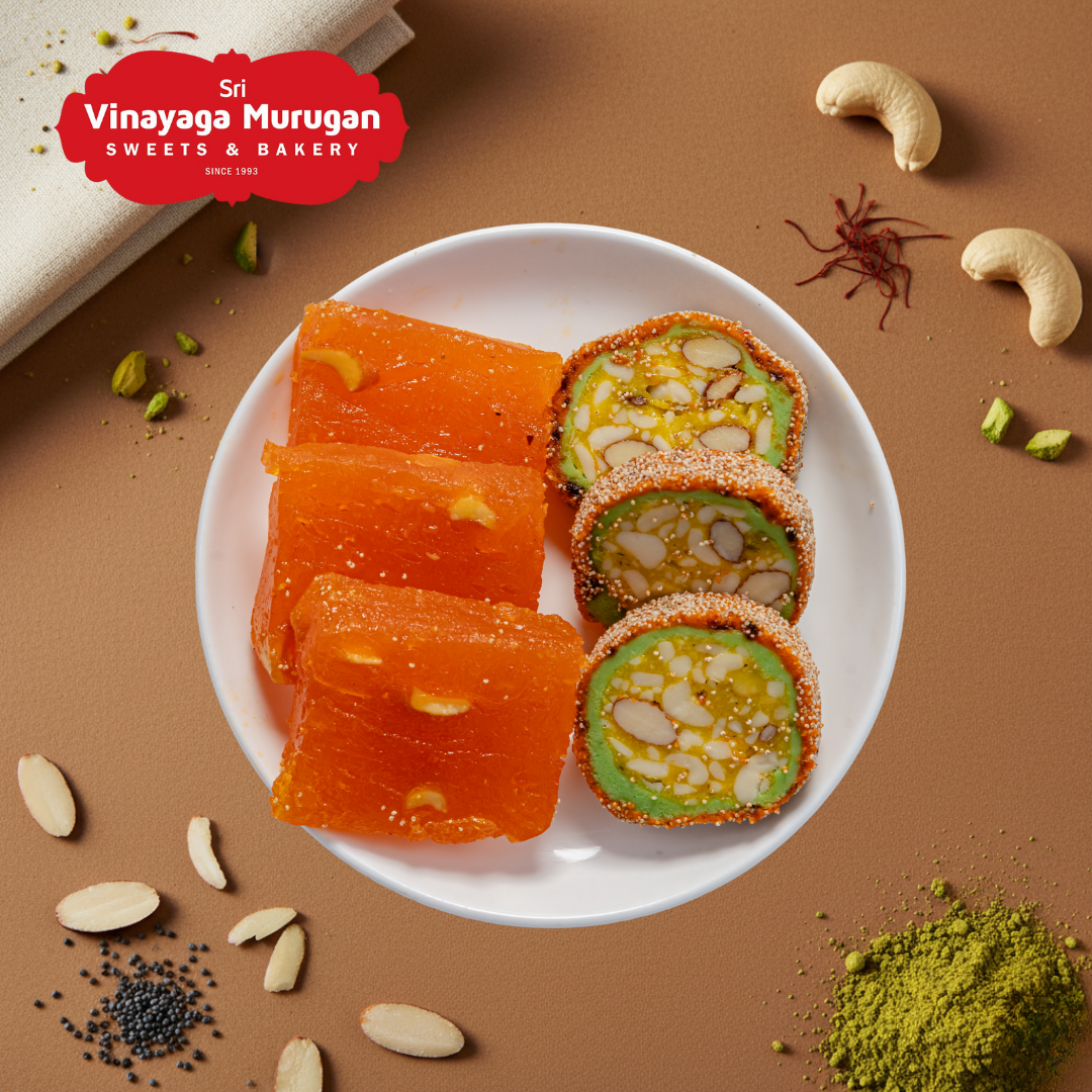 Bombay Karachi Halwa & Dry Fruit Roll